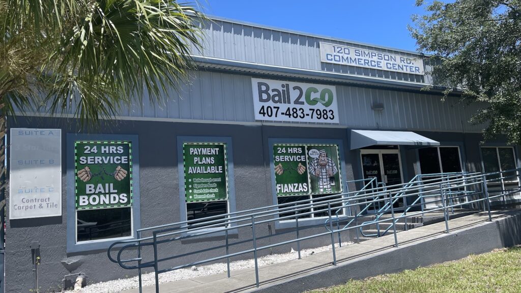 Bail 2 GO Kissimmee office storefront in Osceola County